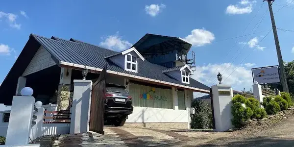 Front entrance facade and private driveway of Moon Palace Hillstay Vagamon
