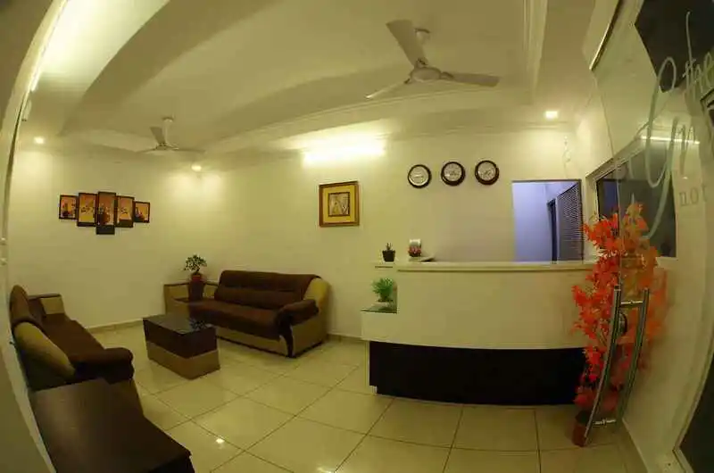 Spacious indoor reception lobby lounge with elegant seating at The Grasmere Resort Vagamon.