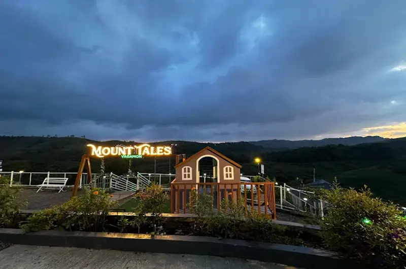 Illuminated resort exterior at dusk at Nexstay Mount Tales Vagamon