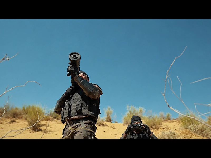 Behind the scenes of Bollywood film production set shooting action scene for movie Haiwaan